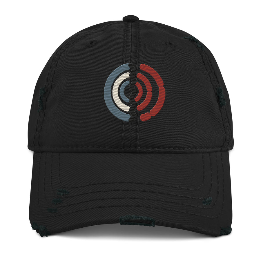 Witness Broadcast Scar Distressed Dad Hat | Thread Your Voice