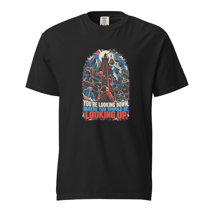 Truth Look Up Heavyweight Tee | Thread Your Voice — Standalone — supplier-generated mockup; not a physical sample.