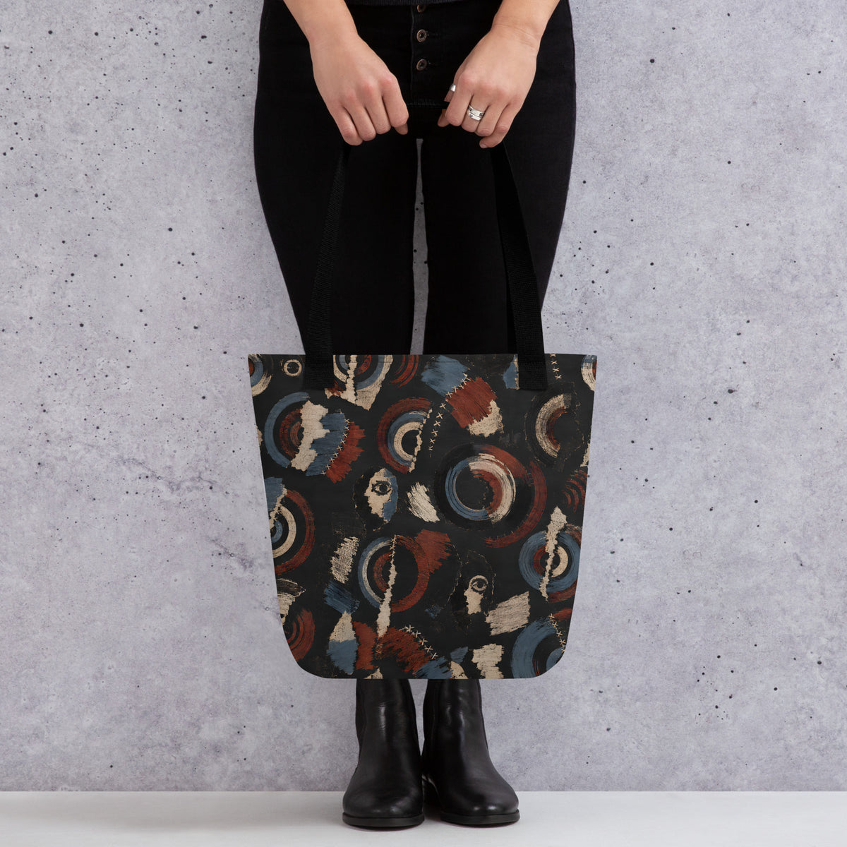 Witness Signals All-Over Print Tote — product view.