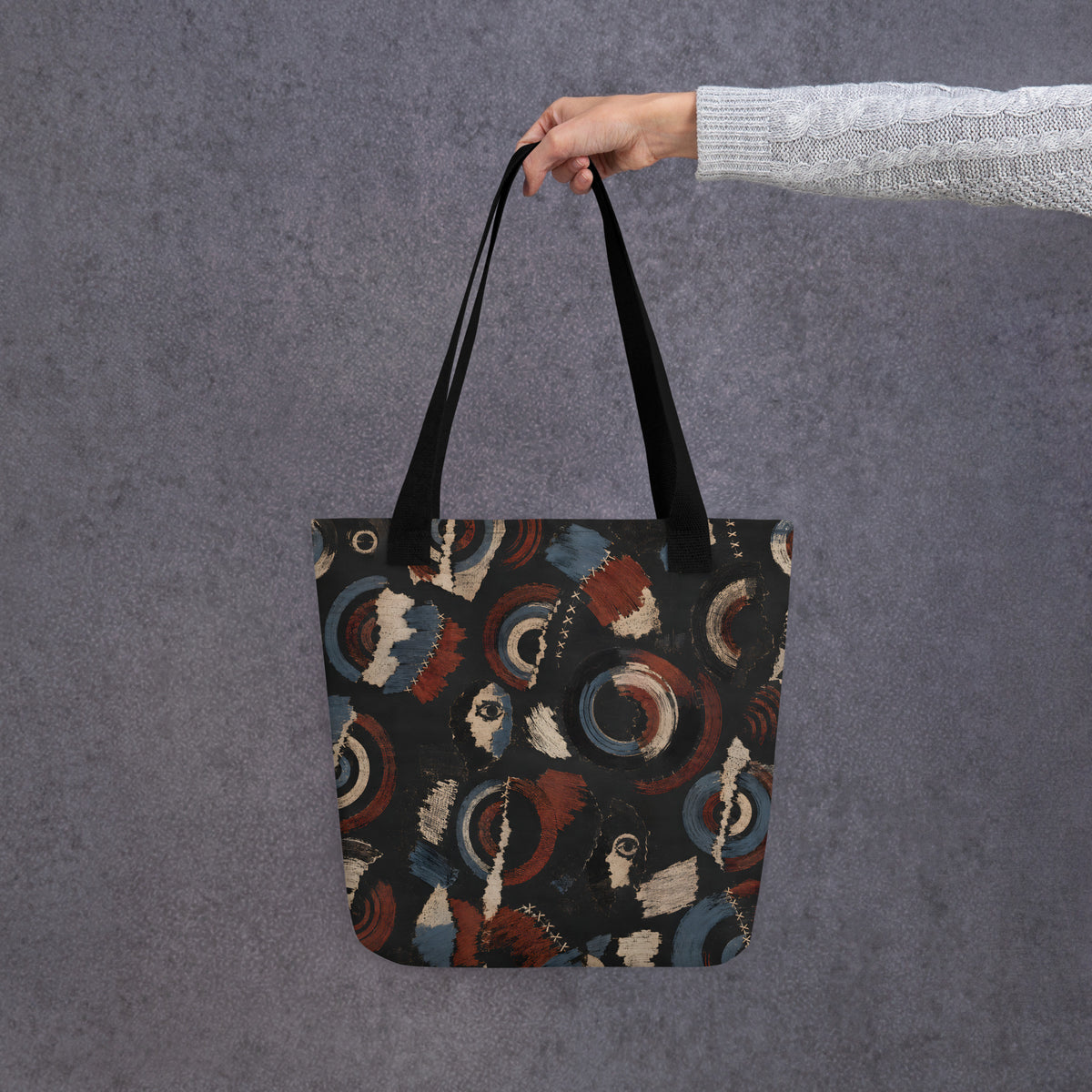 Witness Signals All-Over Print Tote — product view.