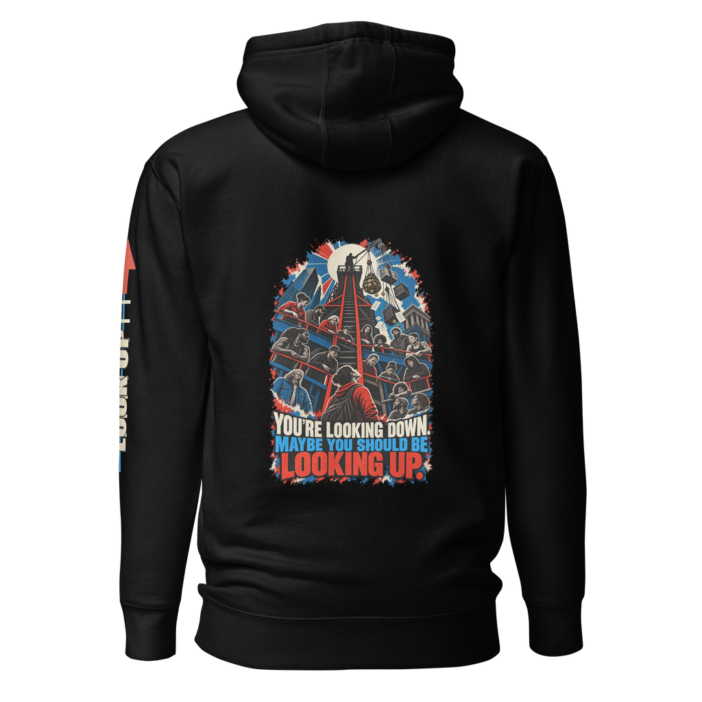 Truth Look Up Black Pullover Hoodie