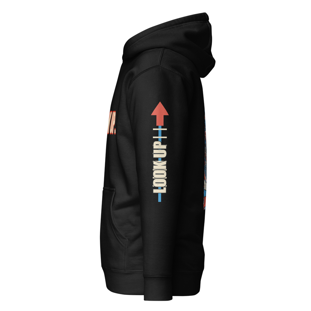 Truth Look Up Black Pullover Hoodie